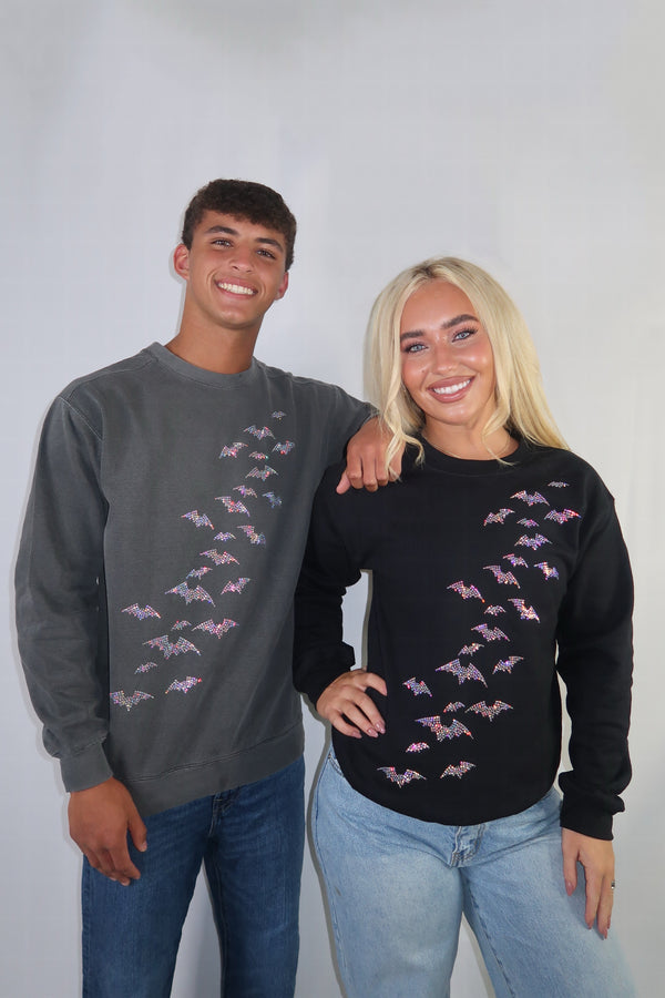 On Bat Behavior Crew Neck Pullover