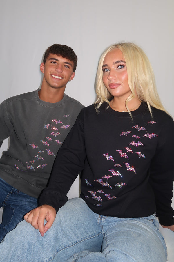 On Bat Behavior Crew Neck Pullover