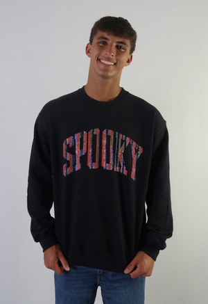 Spooky Crew Neck Pullover